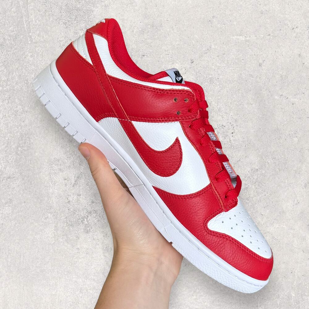 Vintage Y2K Nike Dunk Size 11 Low University Red White New with Box Skate Shoe - Picture 4 of 8